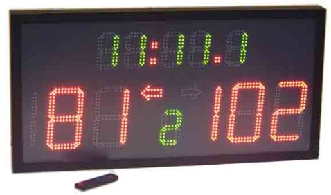  遥控式LED电子记分器